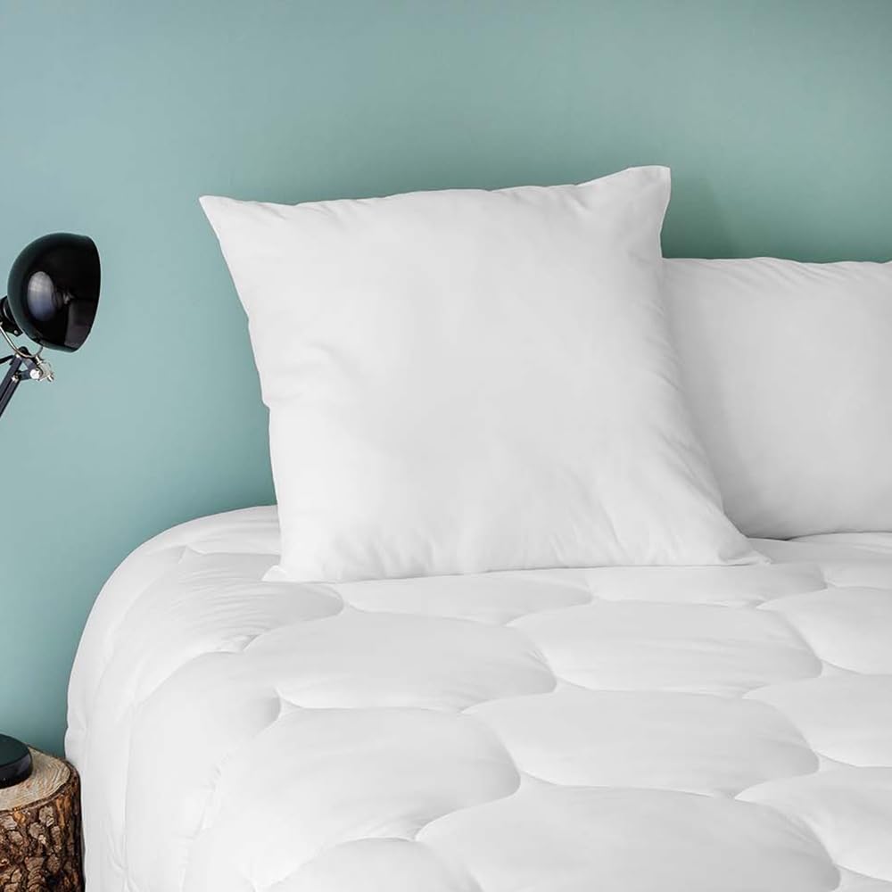 Traversin 90cm Toison d’or Plénitude en coton et fibre creuse siliconée