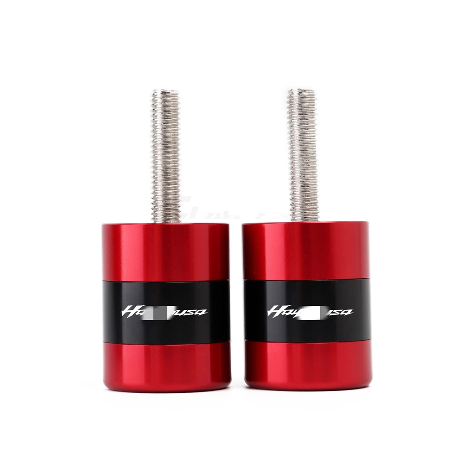 Poignées de Guidon Moto 22mm Rouges pour Suzuki Hayabusa GSXR 1300 R