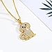 Dog Lovers' Necklace - Different Breeds of Dogs, Synthetic Black and White Zirconia Accented, Golden Retriever, Pug, Corgi, Boxer, and more! Trendy Alloy Chain, Fashion Themed Jewelry Accessory for Men or Women, Pet Lover Gift for Birthday and Holiday, Durable and Long-Lasting, Hypoallergenic and Nickel-Free, Everyday Wear (Golden Retriever Puppy)