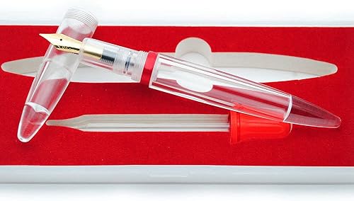 Miniatura 2 de czxwyst M2 - Pluma estilográfica de gran capacidad de tinta para coleccionar, negocios, firma, estudiante, oficina, caligrafía (punta fina)