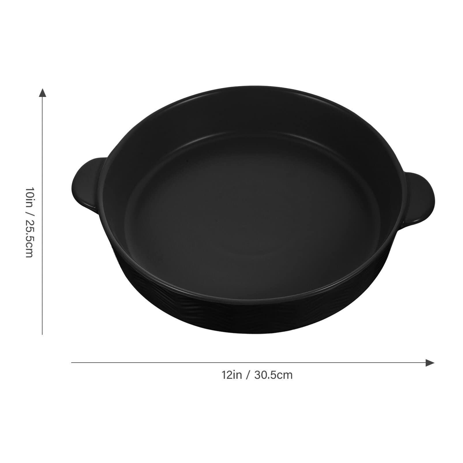 Ceramiczne Uchwyty Do Naczyń Do Pieczenia Bezpieczne W Piekarniku Czarny Talerz Do Ciasta Blacha Do Pieczenia W Wysokiej Temperaturze Przybory Kuchenne Naczynia Do Pieczenia