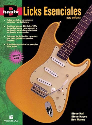 Basix Essential Licks for Guitar: Spanish Langu... [Spanish] 8863880506 Book Cover