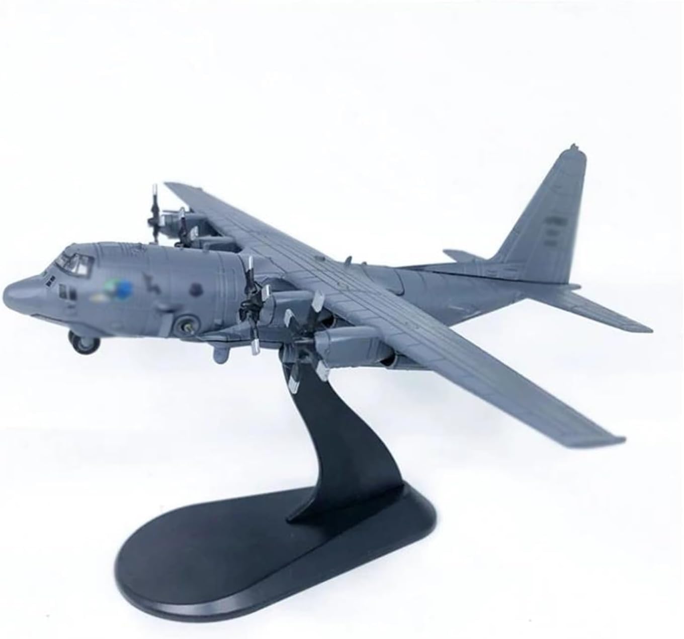 Eoweiot 1/200 AC-130H AC-130 Gunship Fighter Alloy Retro Aircraft Model Desktop Display Airplane Model Building Kit