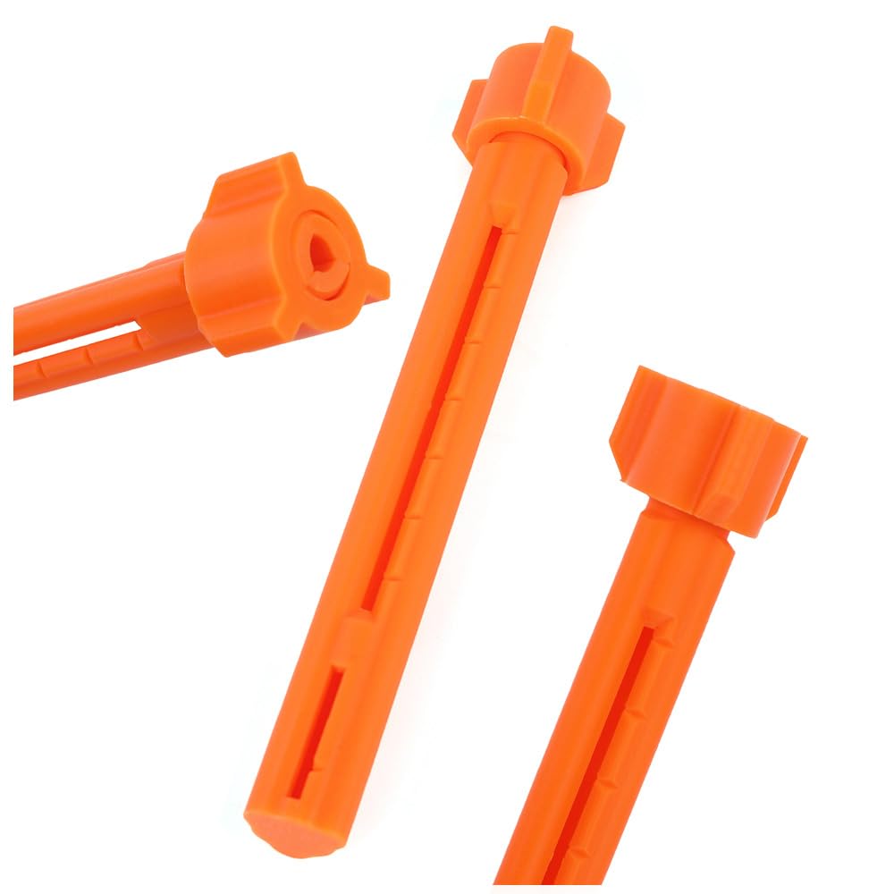 wolfman Archery 3D Tri-liner Arrow Shaft Marker Feather Precision Scriber for Target Practice Outdoor Hunting Shooting Accessories (Orange)