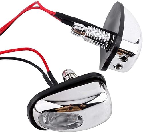 Miniatura 2 de VGEBY 2 piezas limpiaparabrisas limpiaparabrisas, boquilla de pulverización de agua de chorro de coche con lámpara de ojo de luz LED 12V