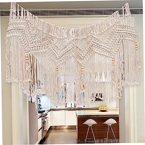 Rideau macramé de qualité supérieure en fil de coton durable - 4