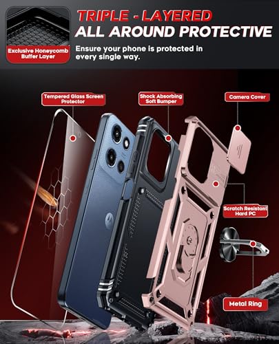 LeYi for Motorola G-Power 2025/2026 Case: with Slide Camera Cover - image 3