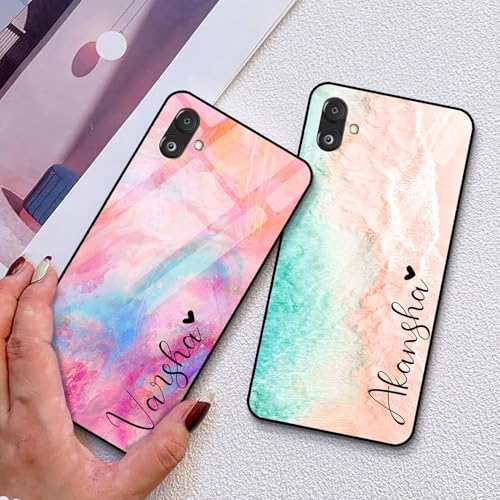 Image of COLORflow Back Cover Compatible with Samsung F14 5G | Marble Color Customized | Shockproof TPU Bumper with Camera Protection Back Cover Compatible with Samsung Galaxy F14 5G