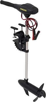 Electric Trolling Motor, 408W 12V Trolling Boat Motors, 1700RPM Adjustable Handle 660 Pound Ultimate Thrust, Trolling Boat Motors for Fishing Boats, Dinghies, and Inflatable Boats