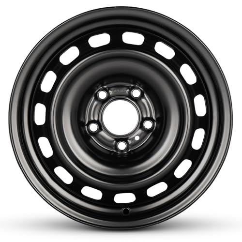 For 2001-2009 Volvo S60 15 Inch Painted Black Rim - OE Direct Replacement - Road Ready Car Wheel