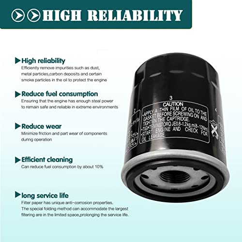 Image of Oil Filter 2540086 2540122 for Polaris Ranger 700-900, RZR 800-900, Sportsman 600-800, General 1000