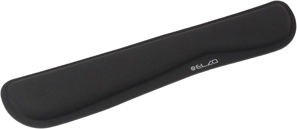 Keyboard Wrist Rest Pad Support with Comfortable Memory Foam Padding, Nonslip Rubber Base and Ergonomic Design for PC Computer Laptop Mac