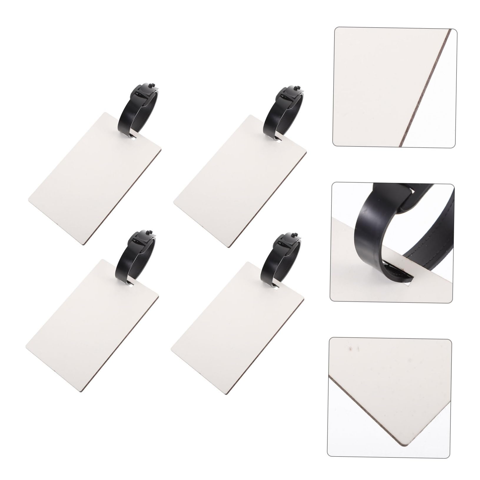 16pezzi Etichette Per Blank Trasferimento Termico Targhette Personalizzabili Per Valigie Etichette Decorative Per