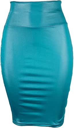 Bodycon Skirts for Women High Waisted Stretch Skirts Plus Size Wrap