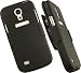 Black Hard Case + Belt Clip Holster Stand For Samsung Galaxy S4 Mini I9190 I9195