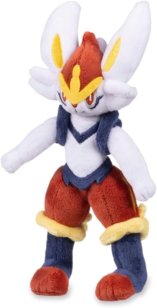 Pokemon Center Cinderace Posable Poké Plush - 8 ¾ In.