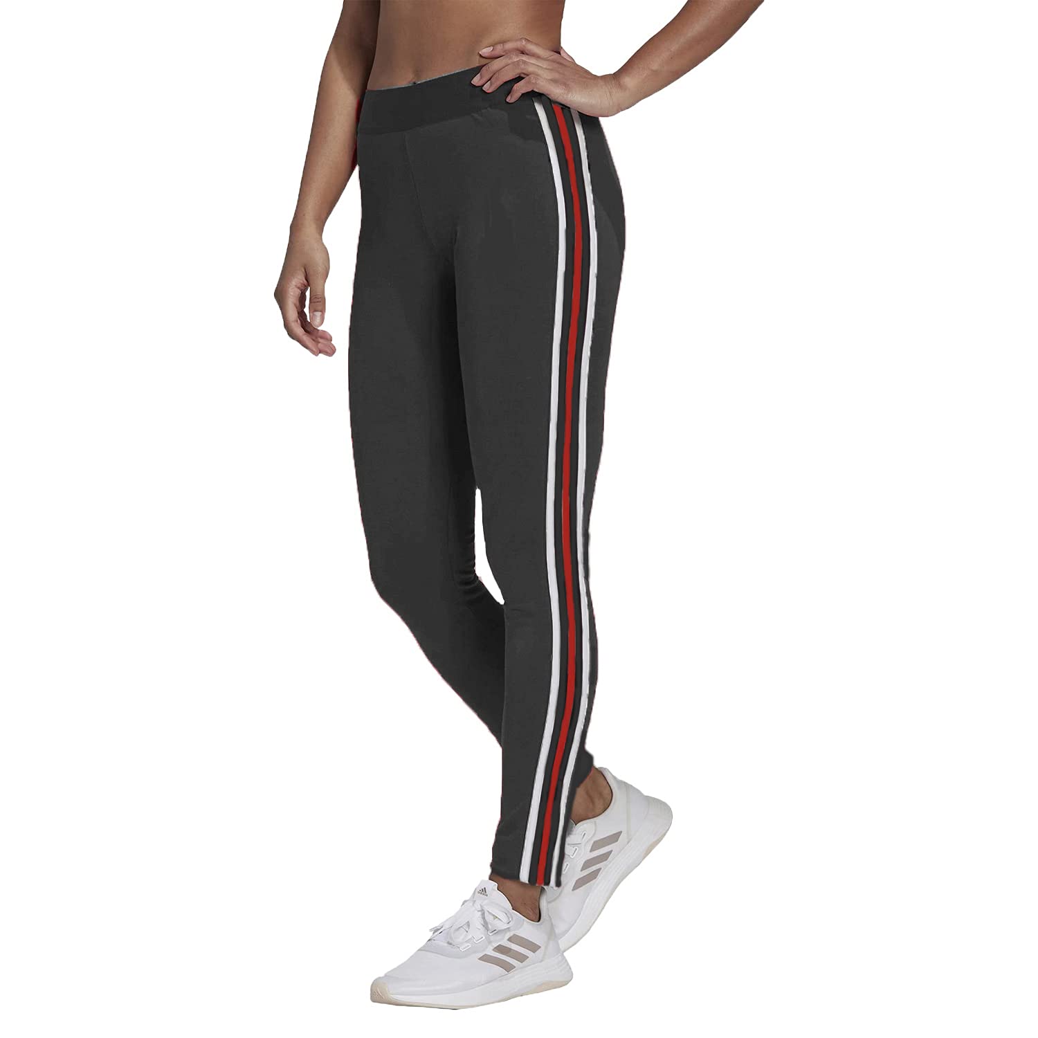brand flex Gym wear Leggings Free Size Combo Workout Trousers | Stretchable Striped Jeggings | Yoga Track Pants for Girls & Women (Free Size 28-34 inch Waist)-picture-49