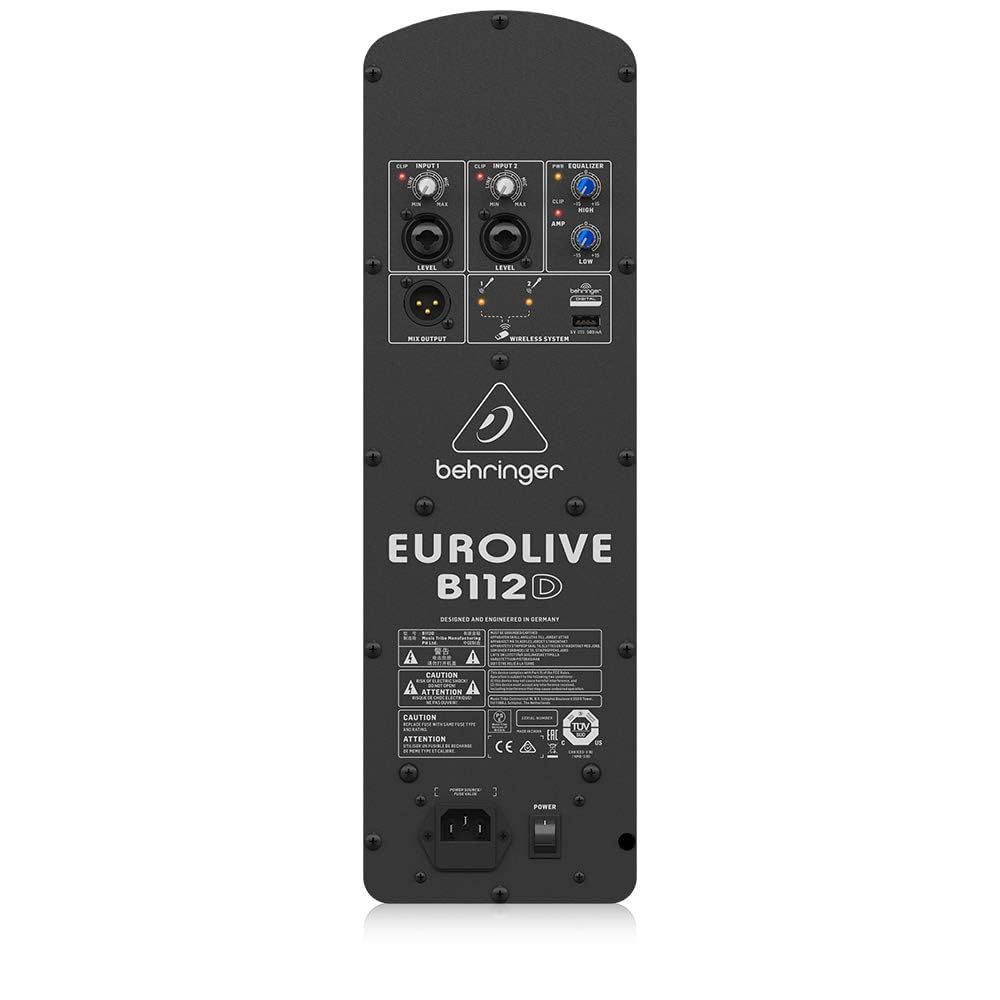 Amazon.com: Behringer EUROLIVE B112D Active 2-Way 12