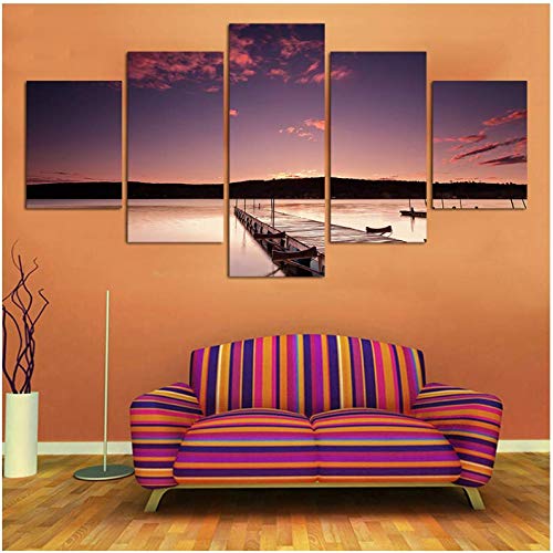 Impression sur toile crépuscule moderne et épurée