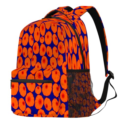 Sac à dos Citrouilles d'Automne pour ordinateur, sac d'école mixte pour voyage et loisirs