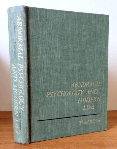 Abnormal Psychology and Modern Life, 3rd Edition B00D356D78 Book Cover
