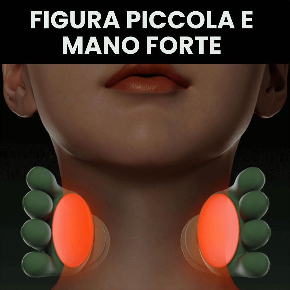 Massaggiatore per spalle, collo, mani, addominali inferiori, Shiatsu, schiena, massaggiatore per alleviare il dolore, cuscino elettrico per massaggio impastante profondo