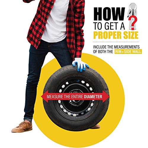 image for EcoNour Tire Cover for Cars, Trucks, Minivans, RV Travel Trailers, Mot