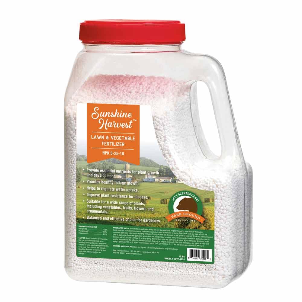 Just Scentsational Lawn & Vegetable Fertilizer NPK 10-6-4 12lb Shaker