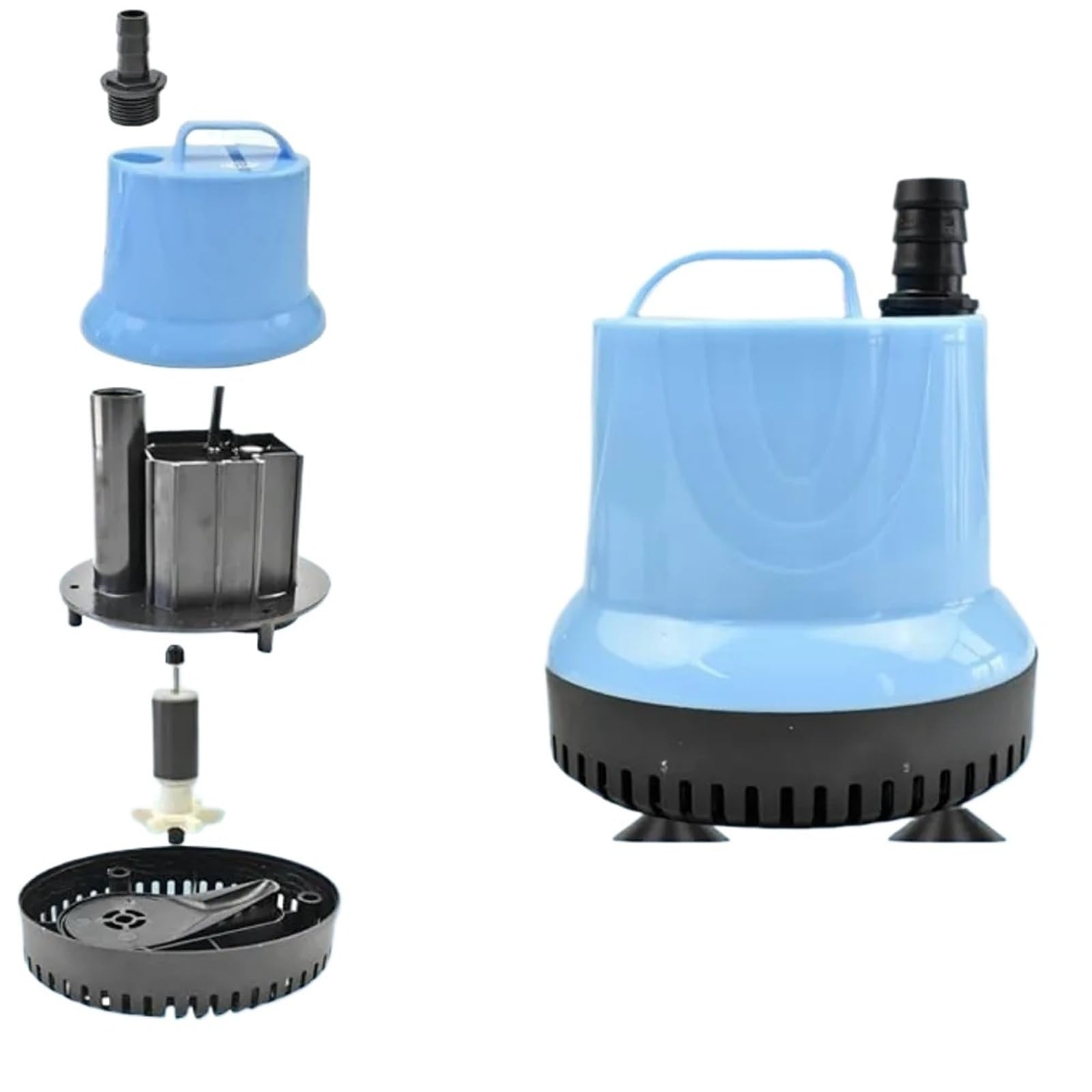 Pompe pour aquarium 15W résolvant les problèmes de débris