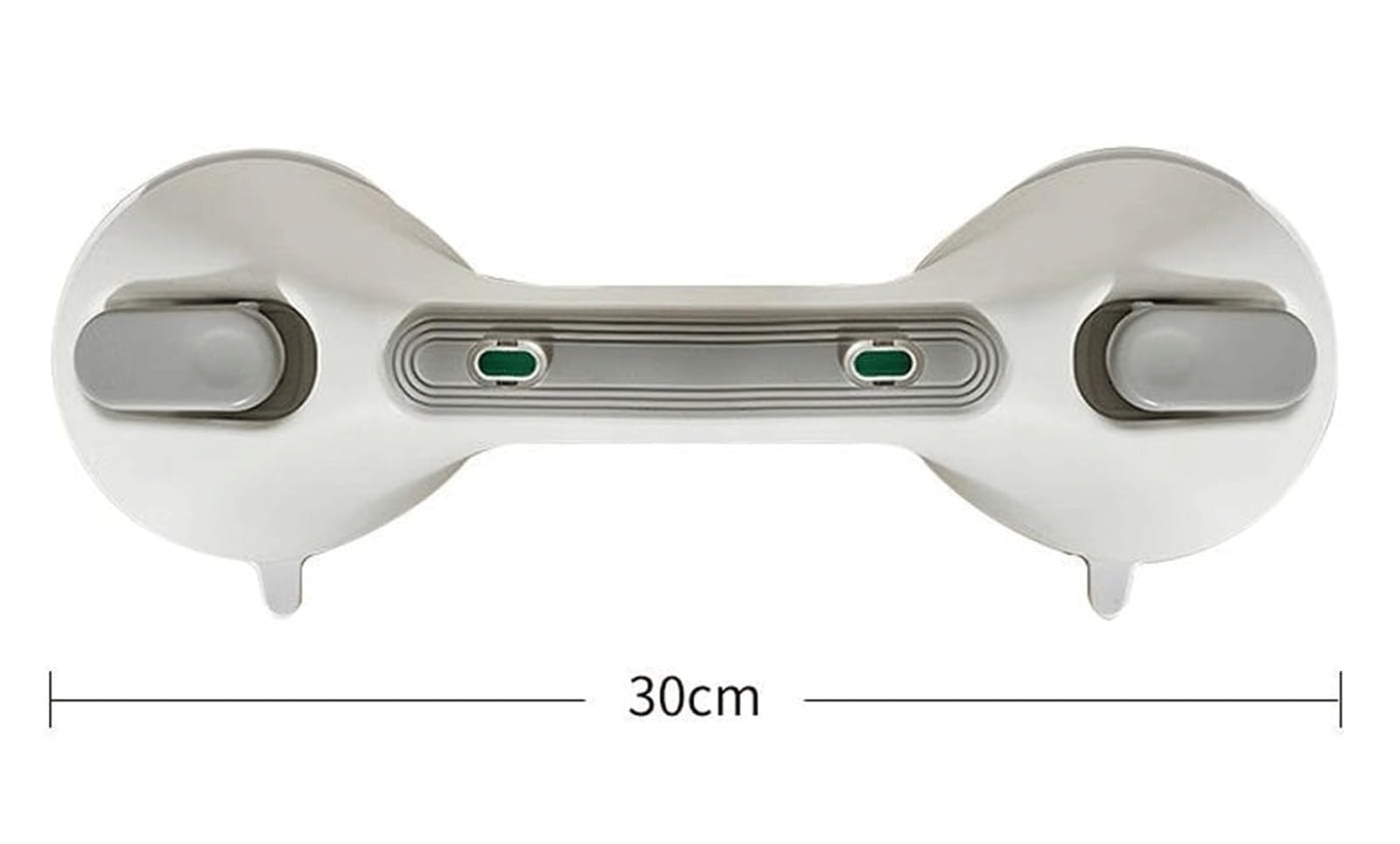 Lot de 2 barres d'appui à ventouse pour salle de bain, poignées de baignoire portables avec indicateur, accoudoirs amovibles adaptés aux personnes âgées, appareils fonctionnels mobiles pour personnes