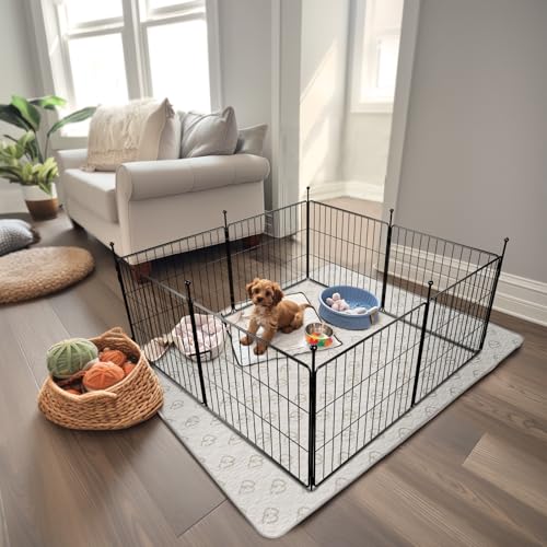 FXW Cercadinho para cães minipaws projetado para filhotes/cães pequenos, cercado expansível para uso