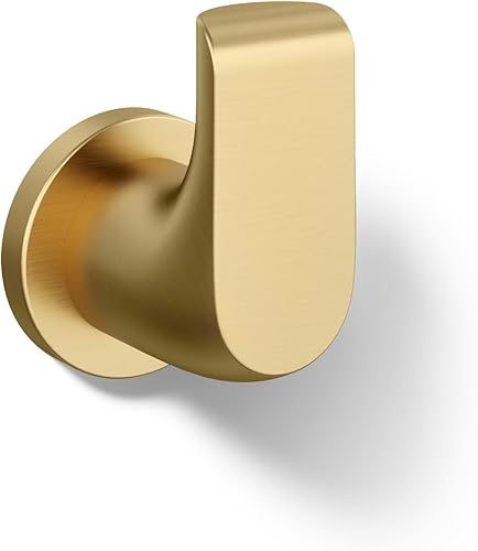 Miniatura 10 de Kohler 97500-2MB Avid Gancho doble para bata, latón cepillado vibrante moderno