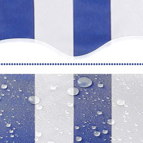 Auvent rétractable manuel imperméable et anti-UV pour façade