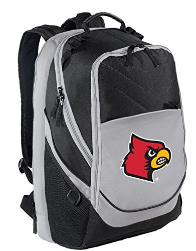 Image of Broad Bay University of Louisville Backpack | Official Louisville Cardinals Logo, Padded Laptop Computer Section, Premium 600 Denier Nylon Fabric
