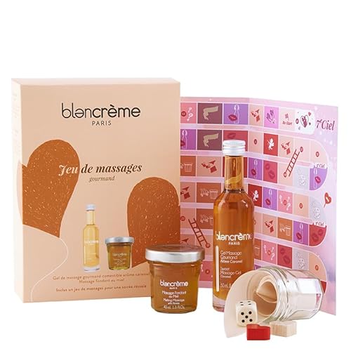 Blancrème Coffret Jeux de Massages Saveurs Gourmandes pour Adulte