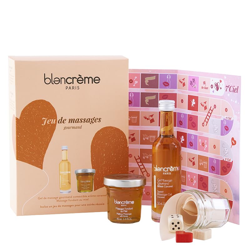 Blancrème Coffret Jeux de Massages Saveurs Gourmandes pour Adulte