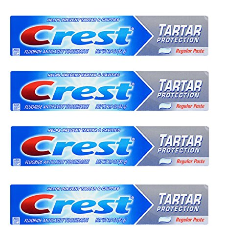 Crest Travel Size Toothpaste Pack of 4 (Tartar Protection)