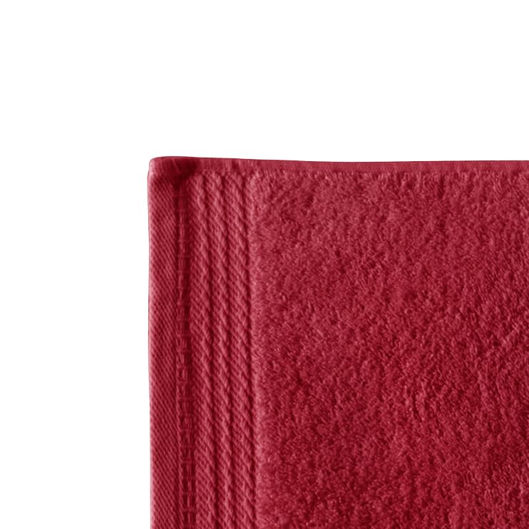 Top Towel - Premium - Large Bath Towels - Bath Towels -2 Hand Towels -50 x 100 cm - 100% Cotton - 600 g - Maroon - Image 3