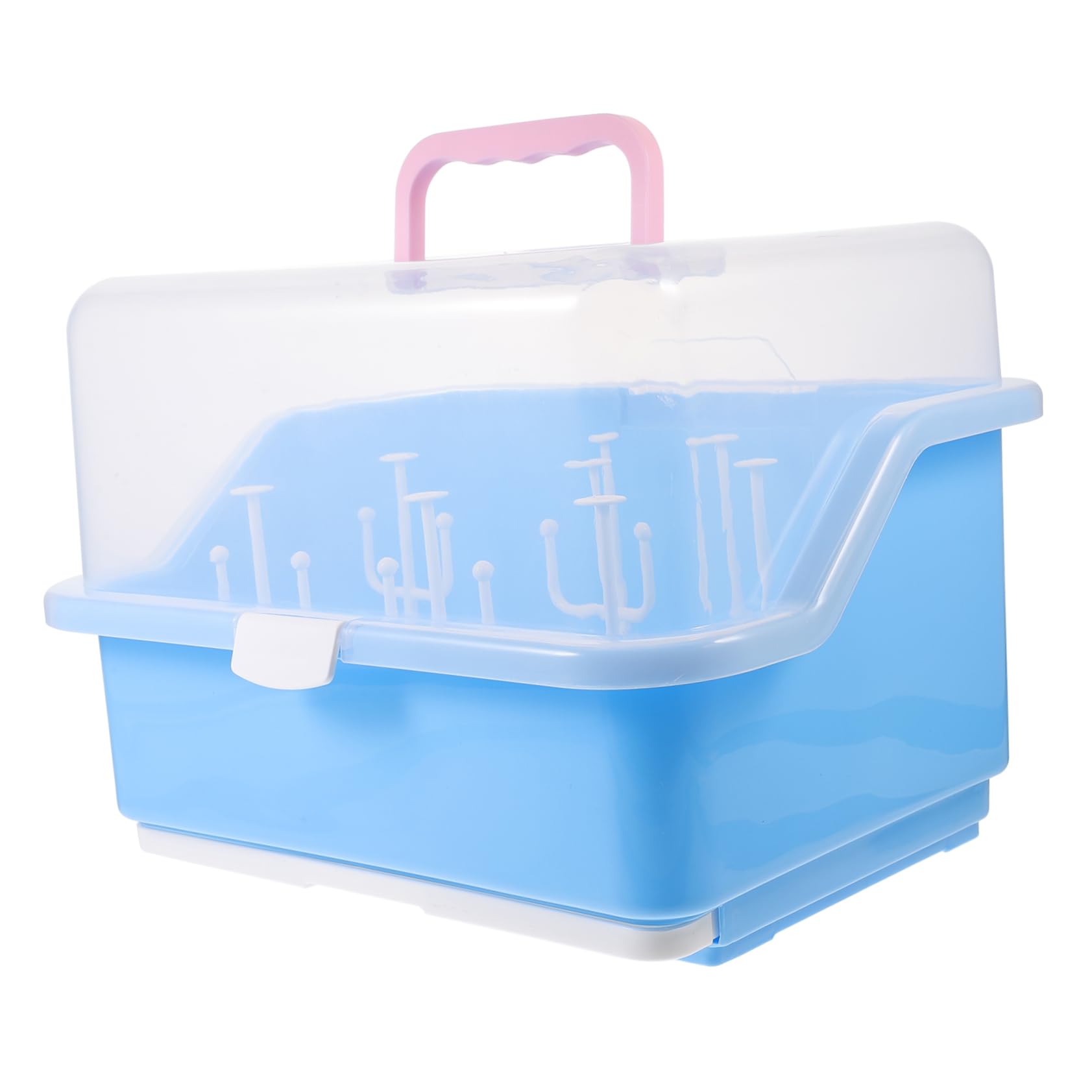 BESTonZON Box Für Babyflaschen Milchflaschenregal Flaschen Für Babyflaschen Abtropfgestell Für Babyflaschen Trockner Für Tassen Wäscheständer Für Babyflaschen Geschirrregal Tragbarer