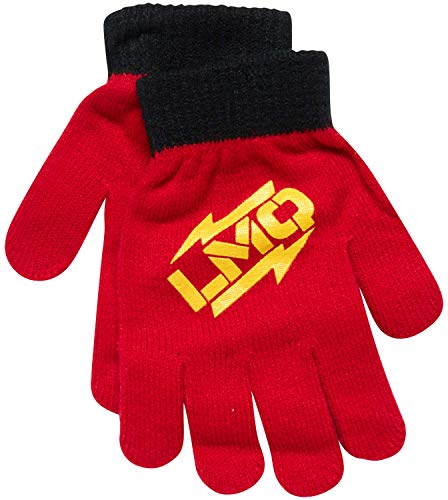 Image of Disney Cars Lightning McQueen Winter Hat 2 Pair Mittens or Gloves (Toddler /Little Boys)