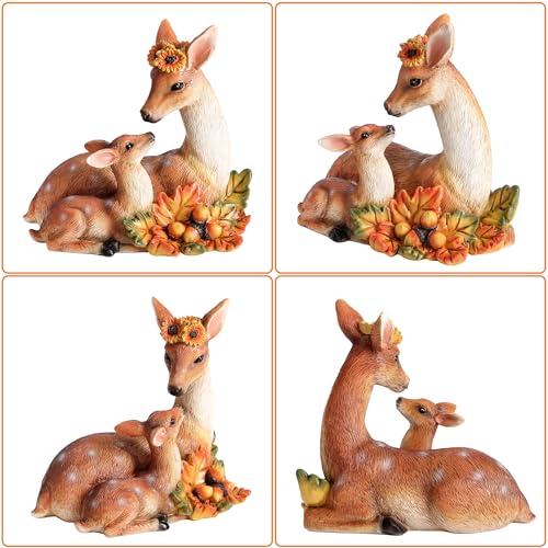Garden Deer Decor Fall Animal Statue Outdoor Thanksgiving Autumn Decoration - image 2