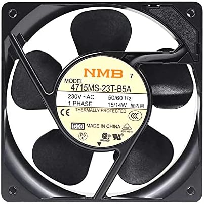 Cooling fan for 4715MS-23T-B5A D00 230V 50/60Hz 1Phase 15/14W PowerEdge 4220/4210,Bearing fan 4715MS-23T-B5A 120x120x38mm