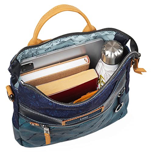 Lois - Mochila Casual Pequeña para Mujer - Bolso de Marca. Moda 315597, Azul - imagen 7