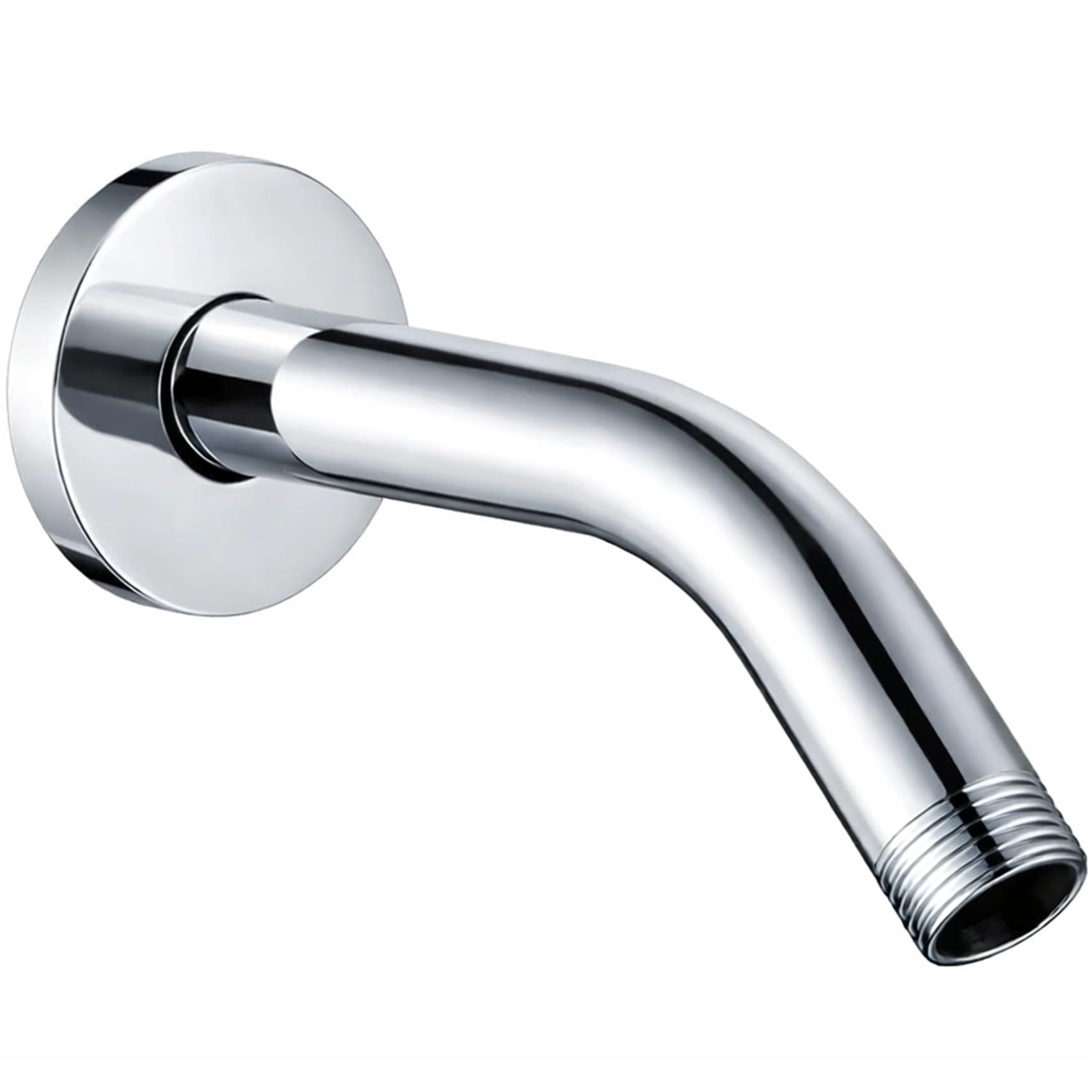 Bras de douche de tête 15 cm Daloual filetage 1/2 en laiton chromé