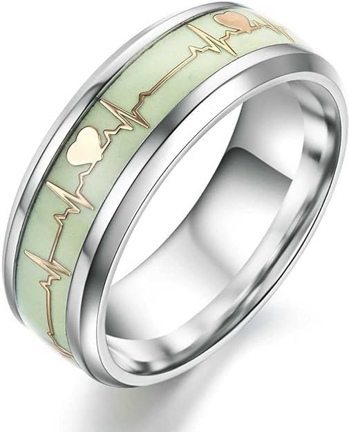 DF Store Black Rings for Men Radium Glow in the Dark Spinner Ring Dragon Celtic Ring Finger Ring for Men Mens gents unisex Boys Boyfriend MEN RINGS (Glow in Dark, 21) (B0D5BQC3WB) Amazon Price History, Amazon Price Tracker