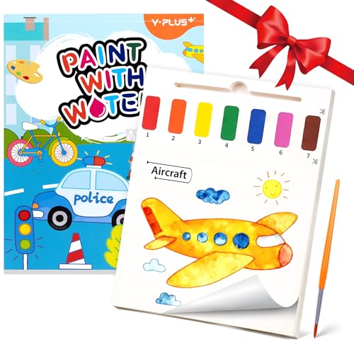 YPLUS Paint with Water Books for Toddlers, Art Craft Toys Watercolor Painting Paper, Gift...