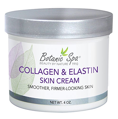 Botanic Spa Collagen & Elastin Skin Cream - Natural Skin Moisturizer - Helps Restore Skin's Natural Elasticity and Suppleness Retains Skin Moisture and Tone