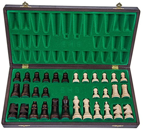 Jeu d'échecs professionnel Staunton 4 pour éviter les reflets et pièces instables