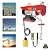 2in1 Wireless Electric Hoist Winch, Electric Hoist 440LBS with Wireless Remote Control & Single/Double Slings Electric Winch, 110V 510W Electric Hoist for Lifting in Factories, Warehouses