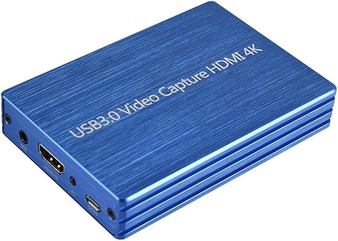 usb3.0 video capture hdmi 4kp60 loop output hdmi 4kp30 4kp60 & mic+audio capture